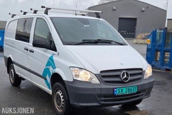 2014 Mercedes-Benz Vito 2.1 CDI 136HK 4MATIC Automat, Hengerfeste, Skinnseter