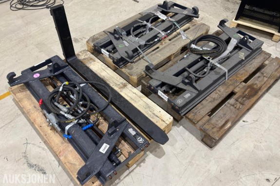 2024 - 3 stk. WEE Hydrauliske Gaffelbord 2500kg Løftekapasitet - Euro-feste.