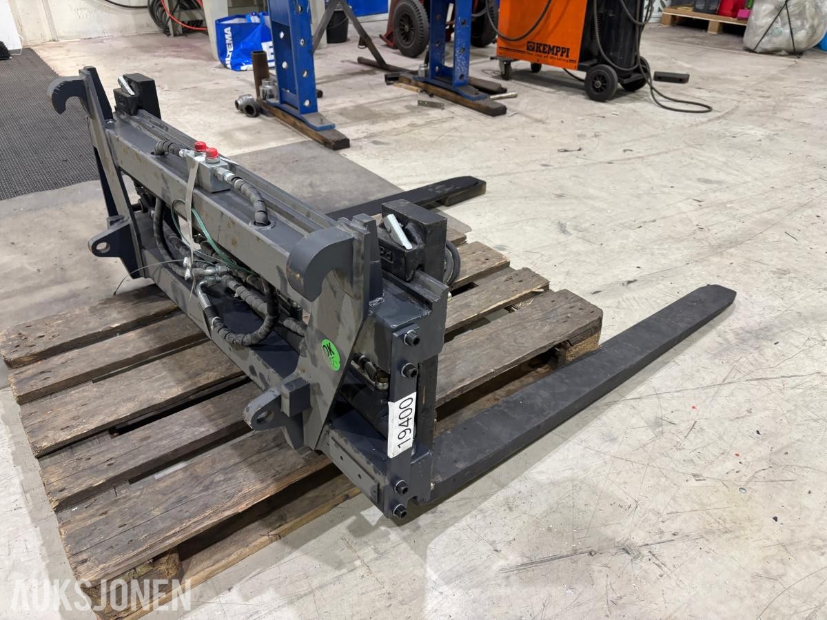2024 Hydraulisk pallegaffel 2,5 tonn med Euro-kobling