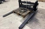 2024 Hydraulisk pallegaffel 2,5 tonn med Euro-kobling
