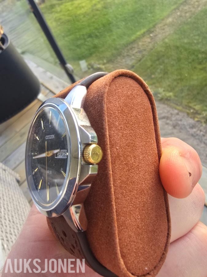 6 klokker i boks Seiko, Casio, Citizen