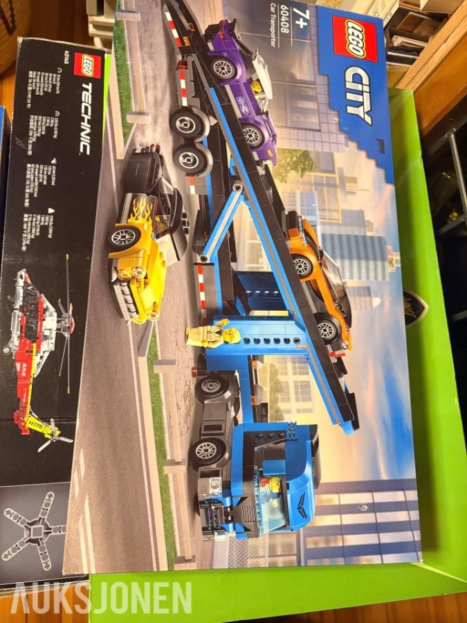 40 Lego sett Technics, City, Speed med mer