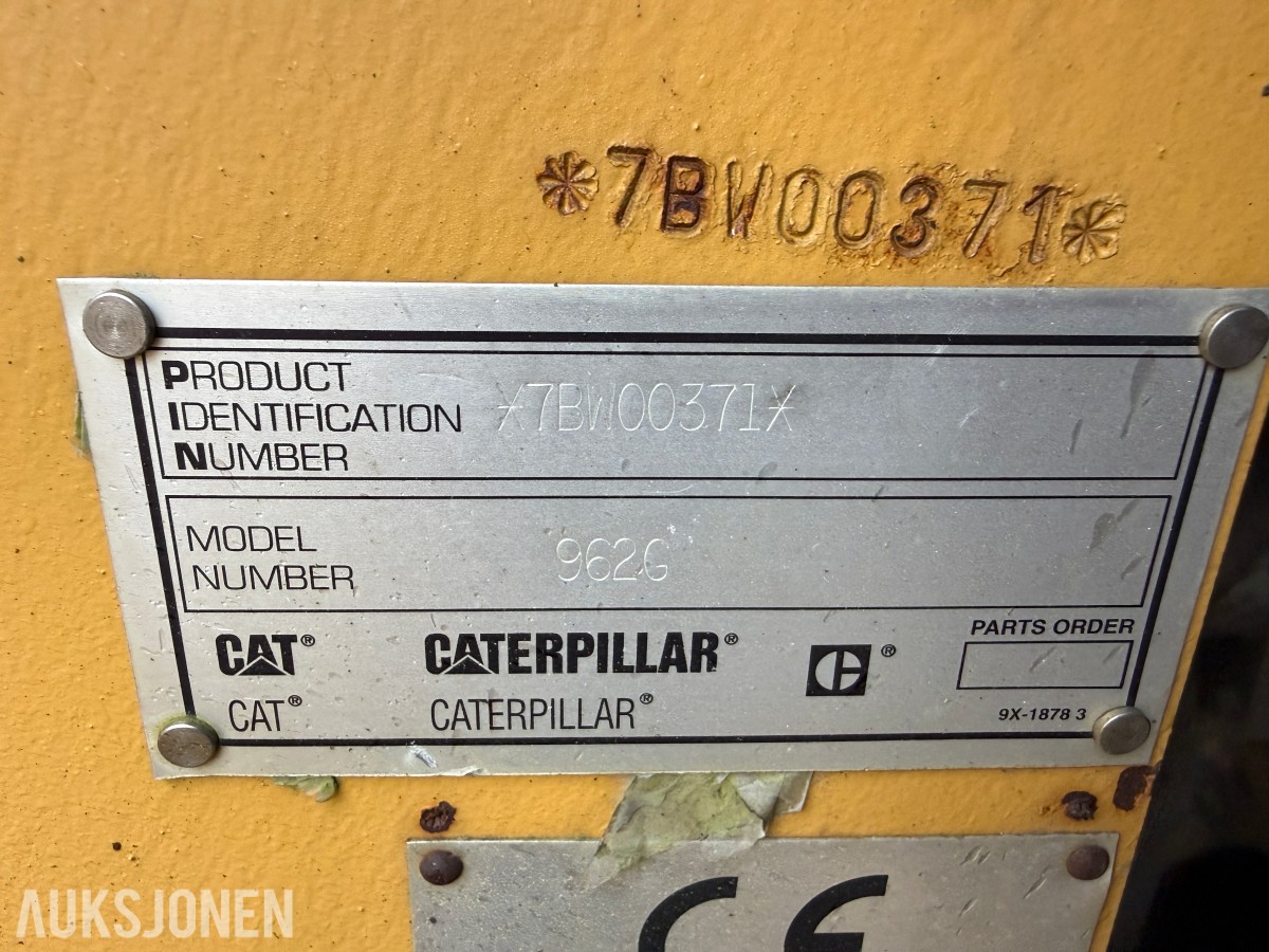 1999 Cat 962G hjullastar - Rep.objekt