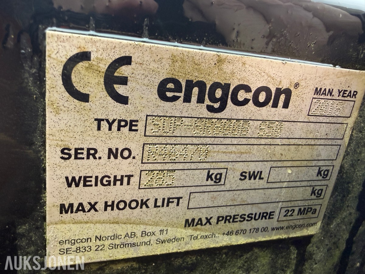 2018 Engcon sopeaggregat / kost - S40 feste