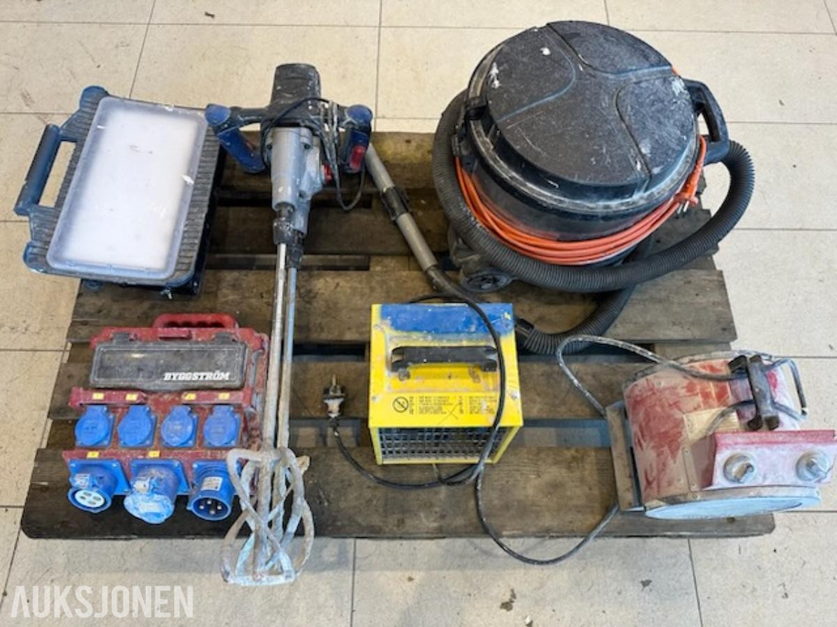 Div. Verktøy på pall - ingen minstepris