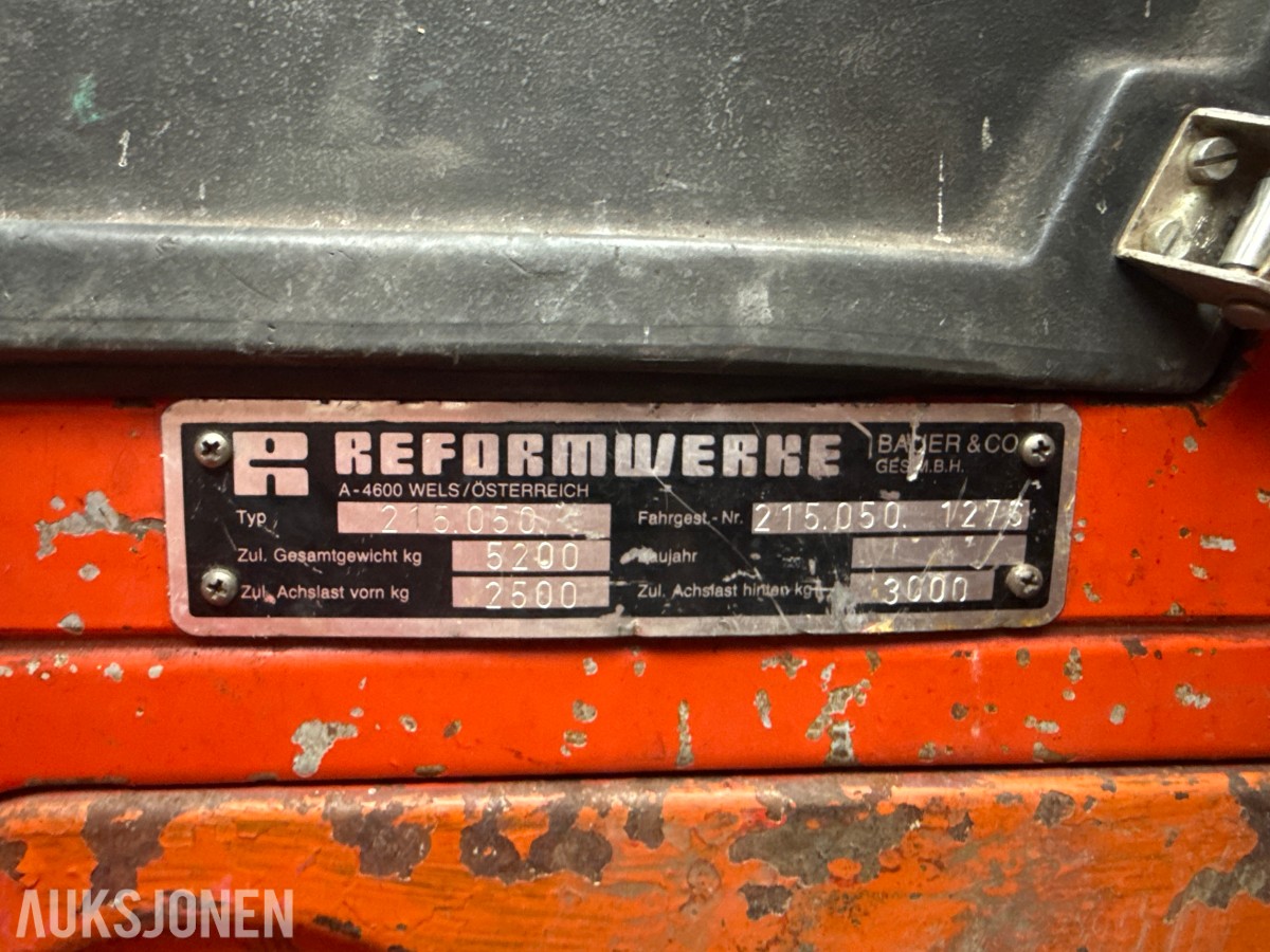 1988 Reform Muuli 600 traktor