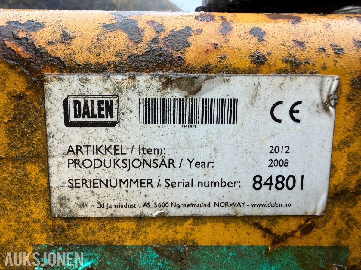 2008 Dalen 2012 snøfres