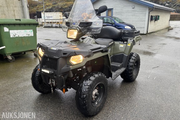 2021 Polaris Sportsman X2 570 ATV, T3B 60 km/t, vinsj, vindskjerm, krok 