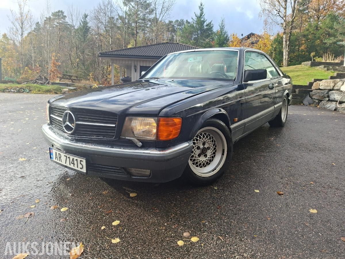 1986 Mercedes-Benz S-Klasse  5.5  279hk takluke skinn eu ok 07.2027       216000km