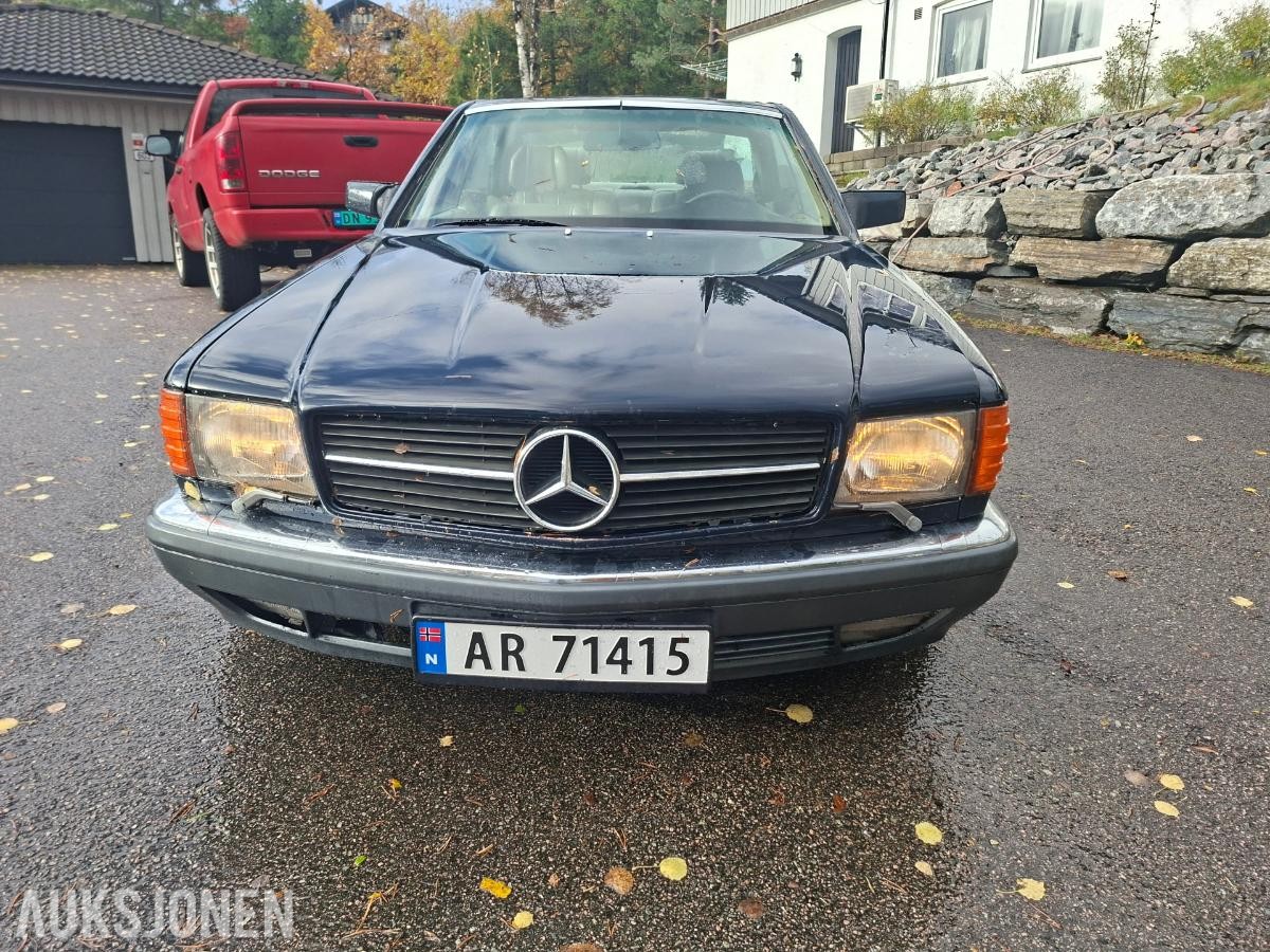 1986 Mercedes-Benz S-Klasse  5.5  279hk takluke skinn eu ok 07.2027       216000km