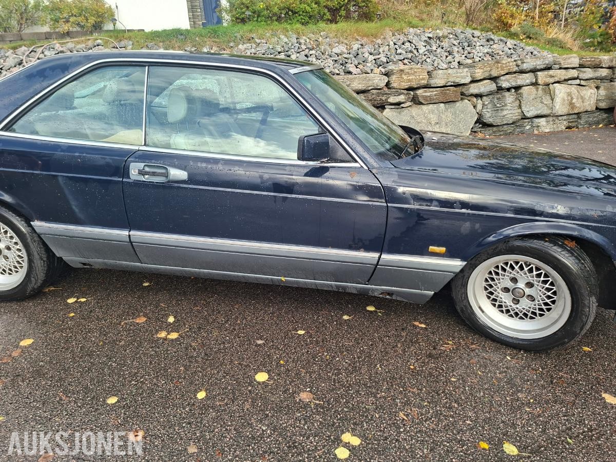 1986 Mercedes-Benz S-Klasse  5.5  279hk takluke skinn eu ok 07.2027       216000km
