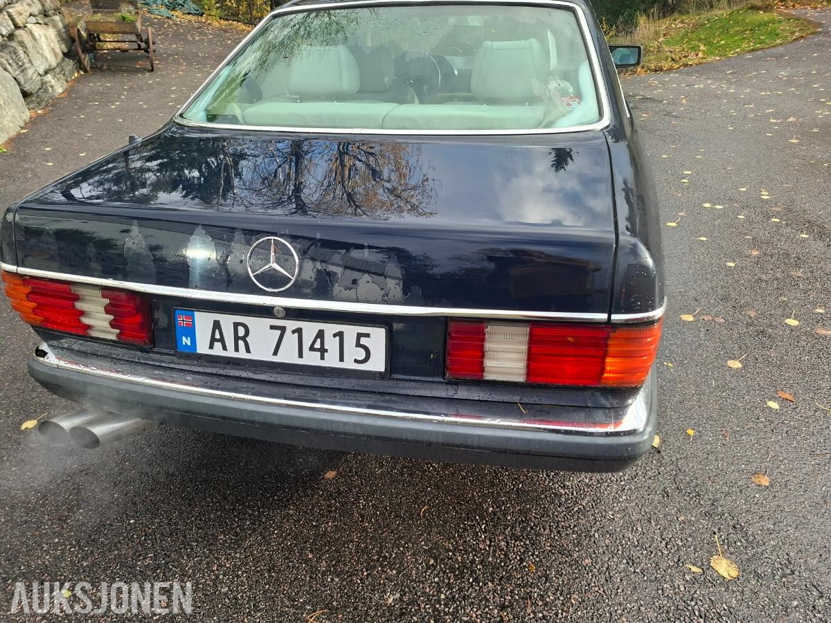 1986 Mercedes-Benz S-Klasse  5.5  279hk takluke skinn eu ok 07.2027       216000km