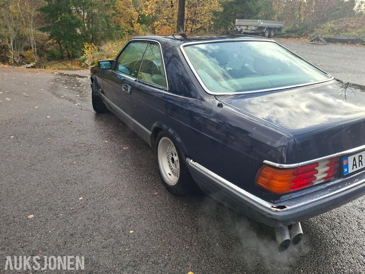 1986 Mercedes-Benz S-Klasse  5.5  279hk takluke skinn eu ok 07.2027       216000km