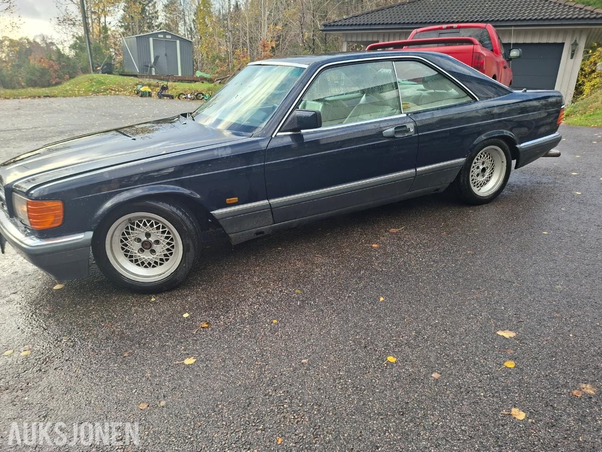 1986 Mercedes-Benz S-Klasse  5.5  279hk takluke skinn eu ok 07.2027       216000km
