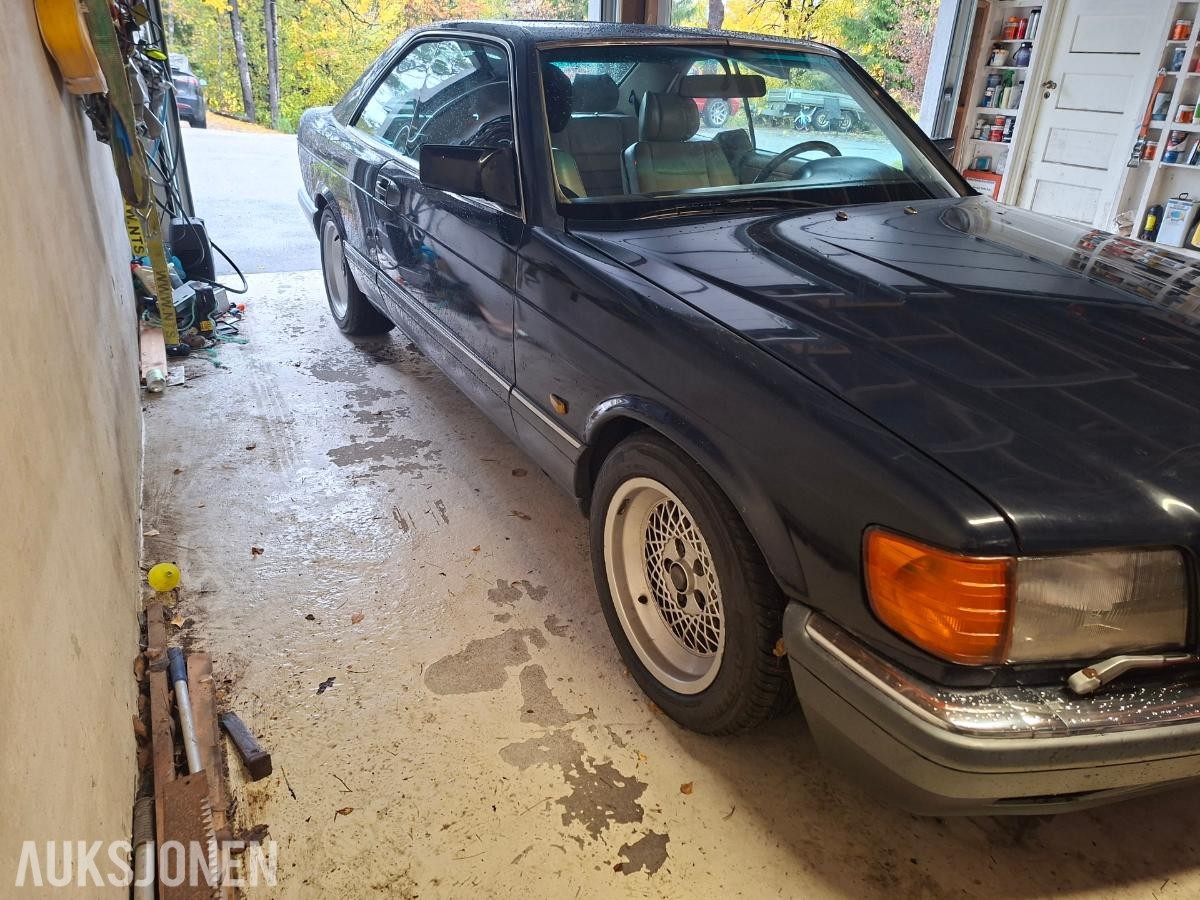 1986 Mercedes-Benz S-Klasse  5.5  279hk takluke skinn eu ok 07.2027       216000km