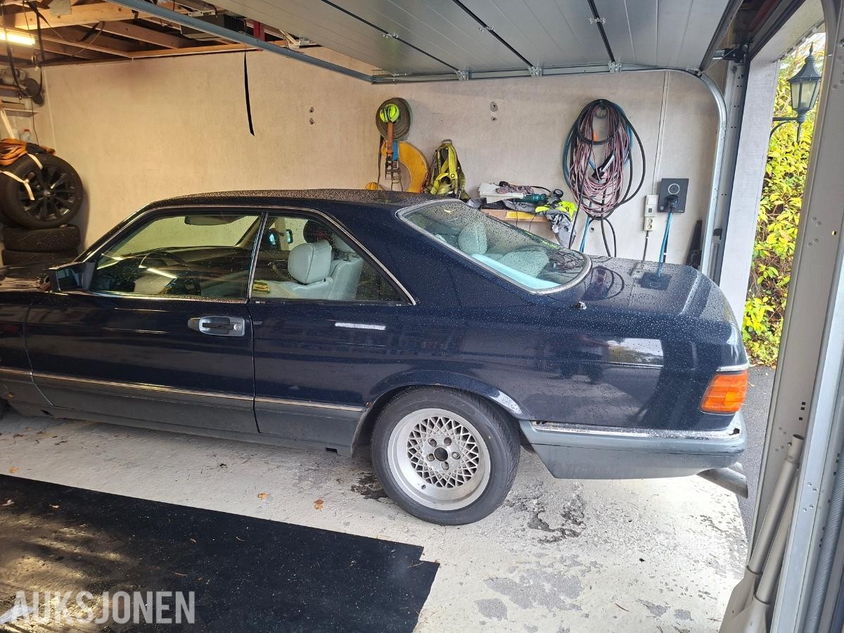 1986 Mercedes-Benz S-Klasse  5.5  279hk takluke skinn eu ok 07.2027       216000km