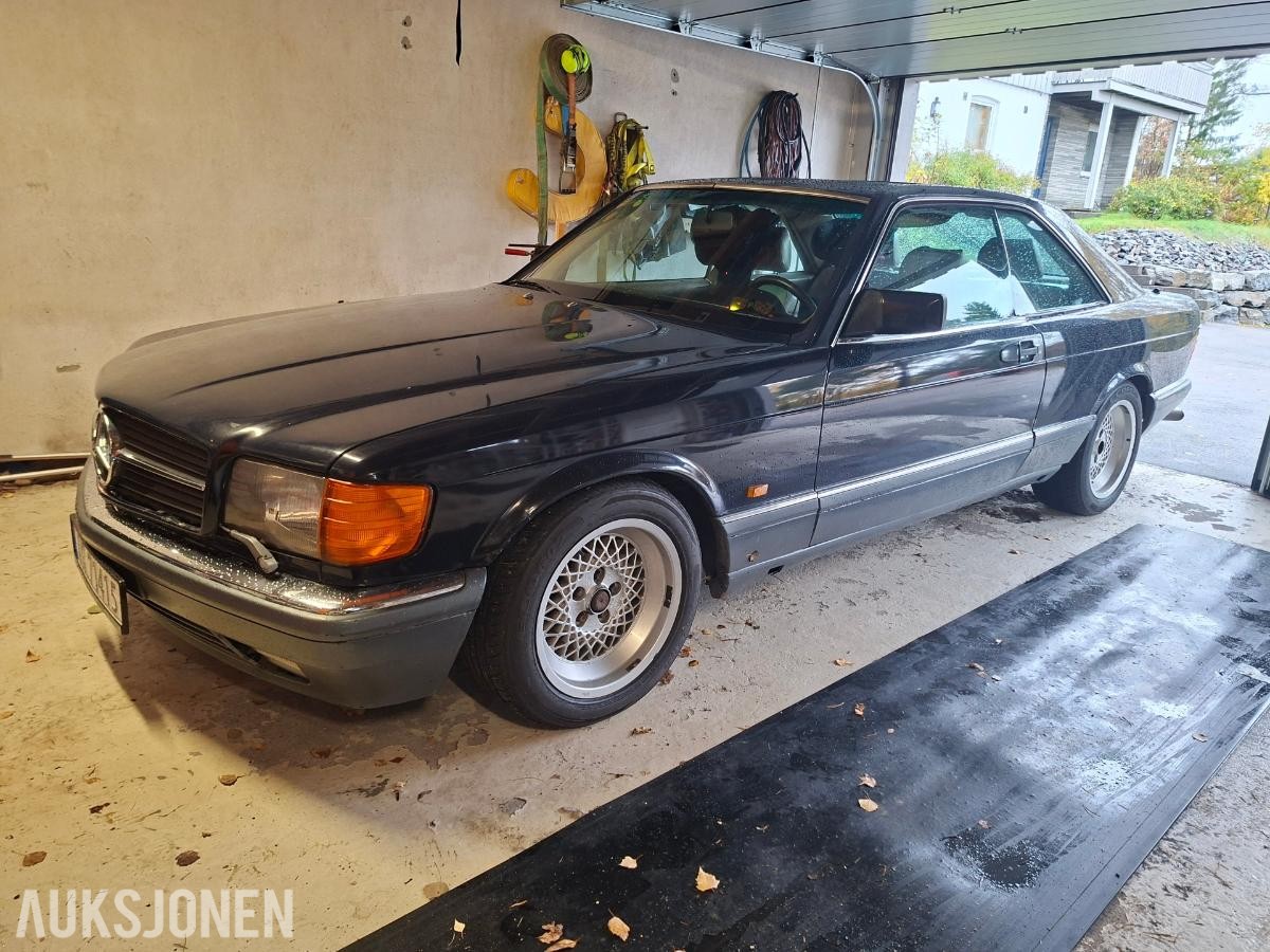 1986 Mercedes-Benz S-Klasse  5.5  279hk takluke skinn eu ok 07.2027       216000km