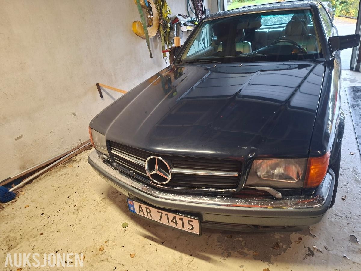 1986 Mercedes-Benz S-Klasse  5.5  279hk takluke skinn eu ok 07.2027       216000km