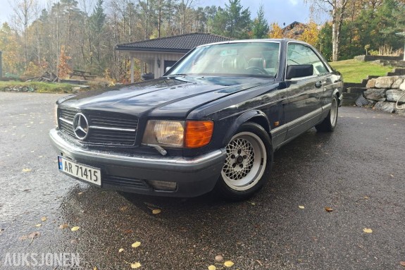 1986 Mercedes-Benz S-Klasse  5.5  279hk takluke skinn eu ok 07.2027       216000km