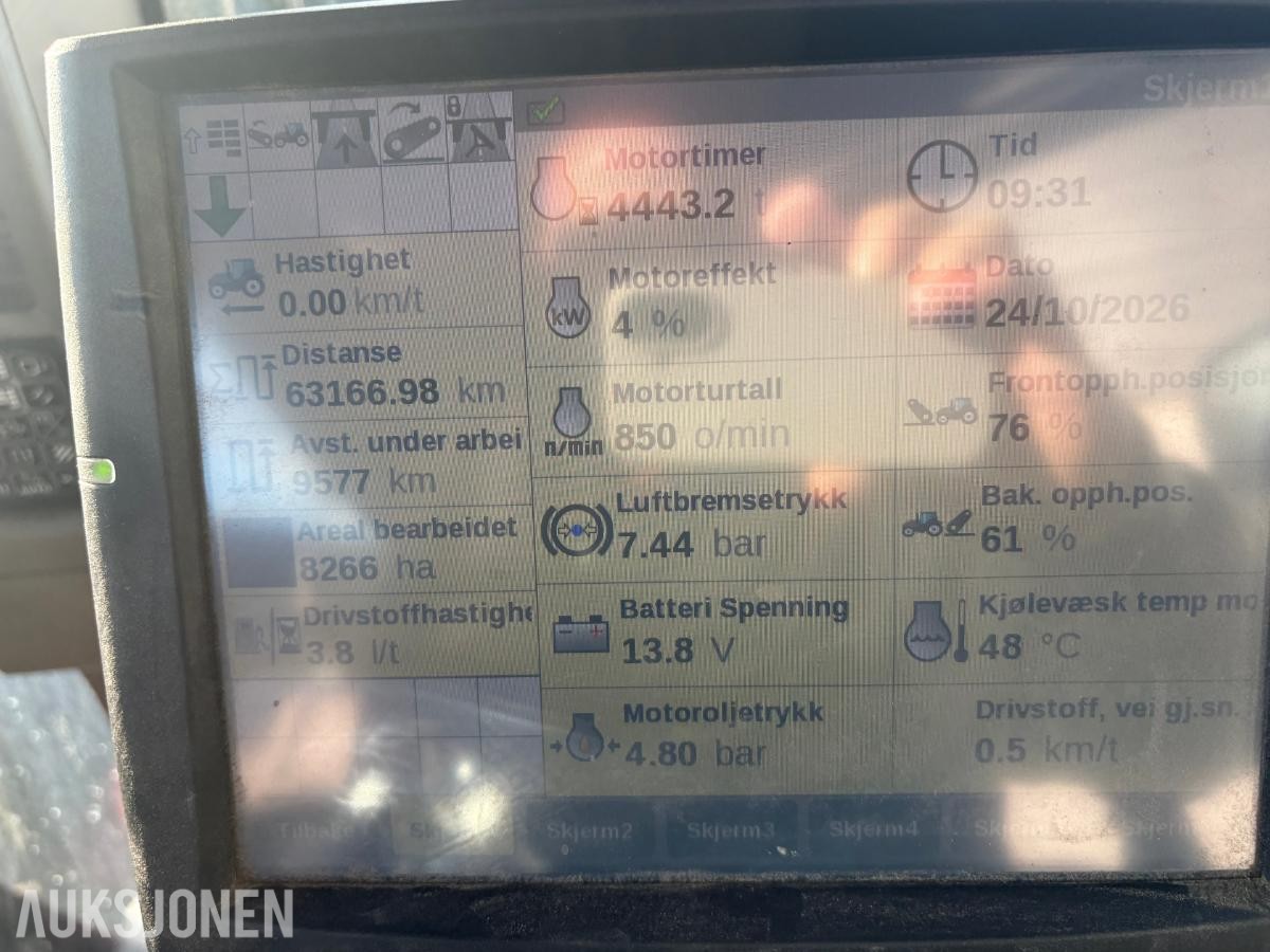 2020 CASE IH Optum 300CVX 50km/t fronthydraulik 4443 timer