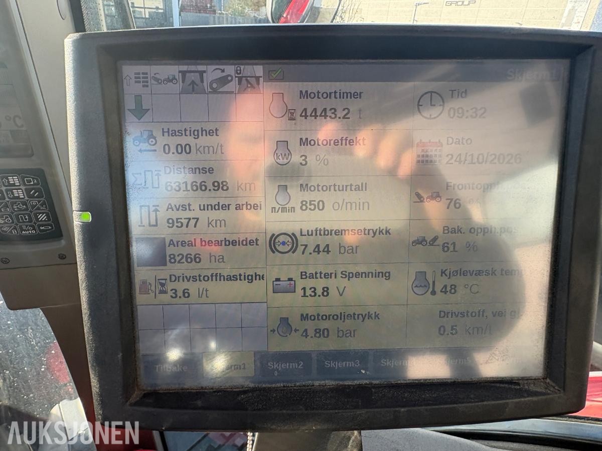 2020 CASE IH Optum 300CVX 50km/t fronthydraulik 4443 timer