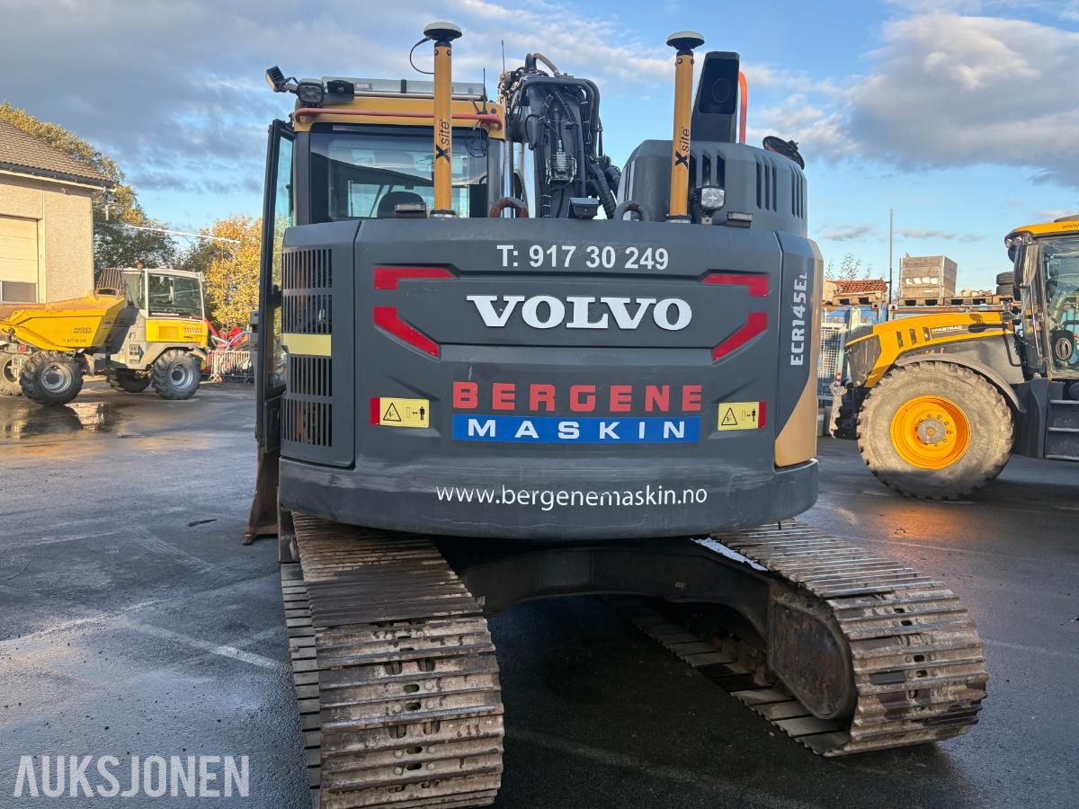 2016 Volvo ECR145EL tilrotator s-60 feste 3-skuffer
