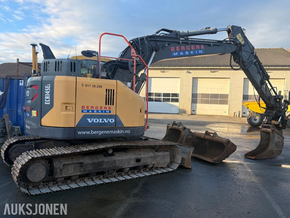 2016 Volvo ECR145EL tilrotator s-60 feste 3-skuffer
