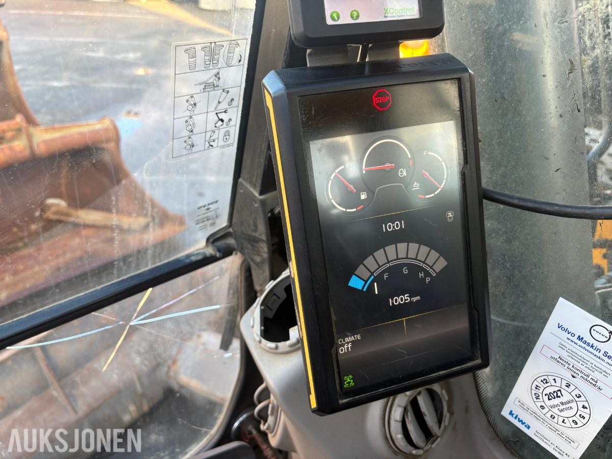 2016 Volvo ECR145EL tilrotator s-60 feste 3-skuffer