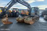 2016 Volvo ECR145EL tilrotator s-60 feste 3-skuffer