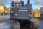 2016 Volvo ECR145EL tilrotator s-60 feste 3-skuffer