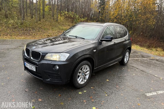 2012 BMW X3 F25 xDrive20d M-SPORT PAKKE Nevada-delskinninteriør hengerfeste s+v dekk eu ok 09.2028 