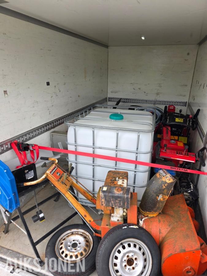 Hageredskaper, snøfresere, 1000l IBC, dieselvarmer