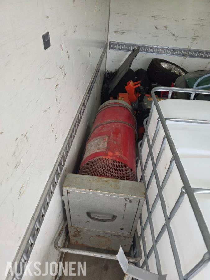 Hageredskaper, snøfresere, 1000l IBC, dieselvarmer