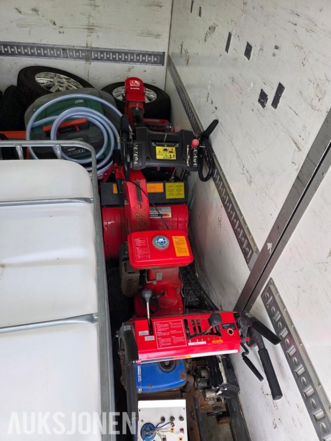 Hageredskaper, snøfresere, 1000l IBC, dieselvarmer