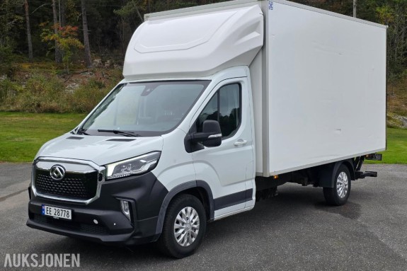 2022 Maxus e-Deliver 9 Elektrisk Skapbil 8-paller, Zepro baklem, Adaptiv cruise, Kamera