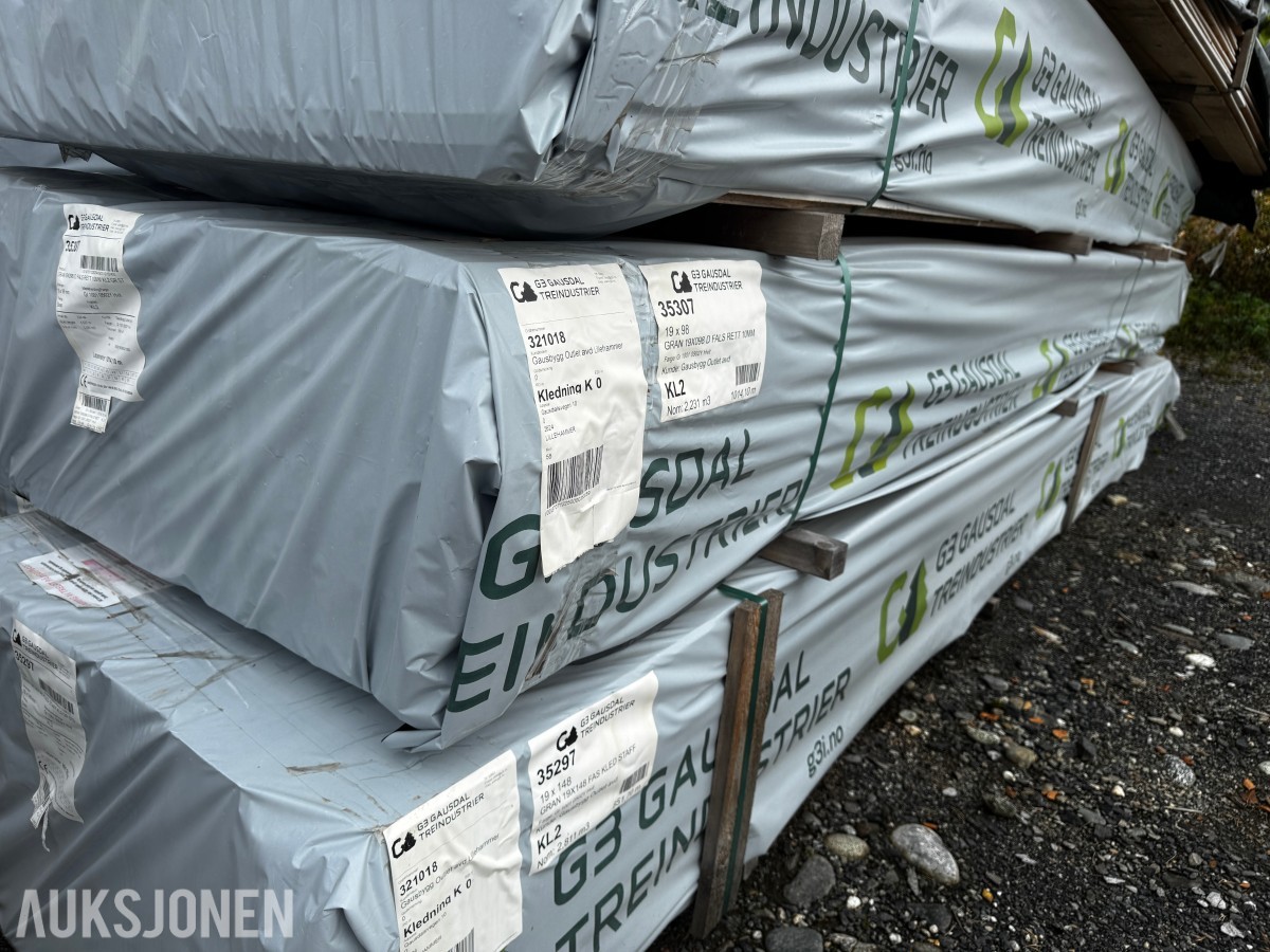 1 PAKKE KLEDNING DOBBELTFALS RETT 10 MM 19X98 MM