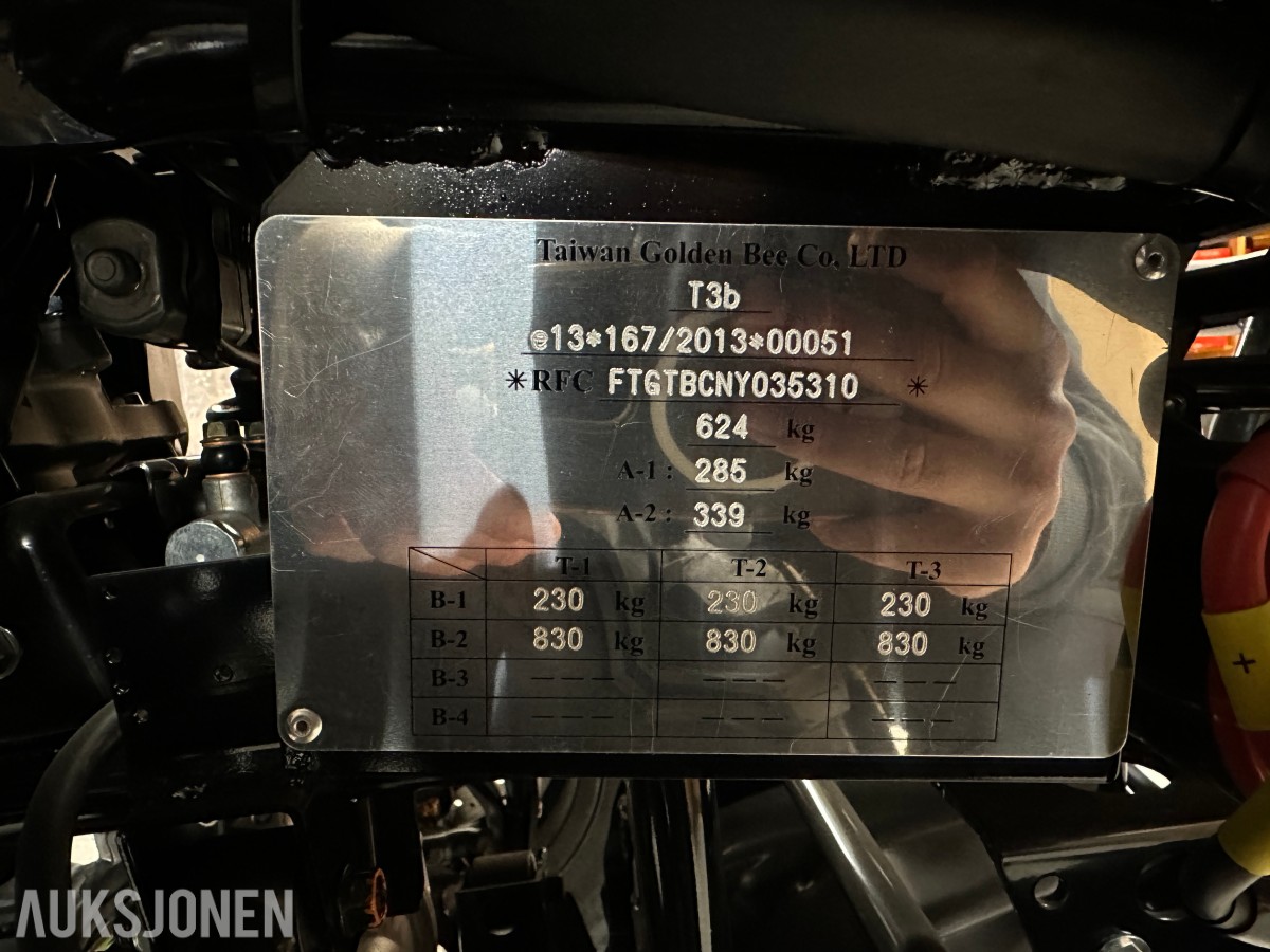 2023 TGB Blade 520i | 503 cc | Vinsj, skjær og bagasjeboks