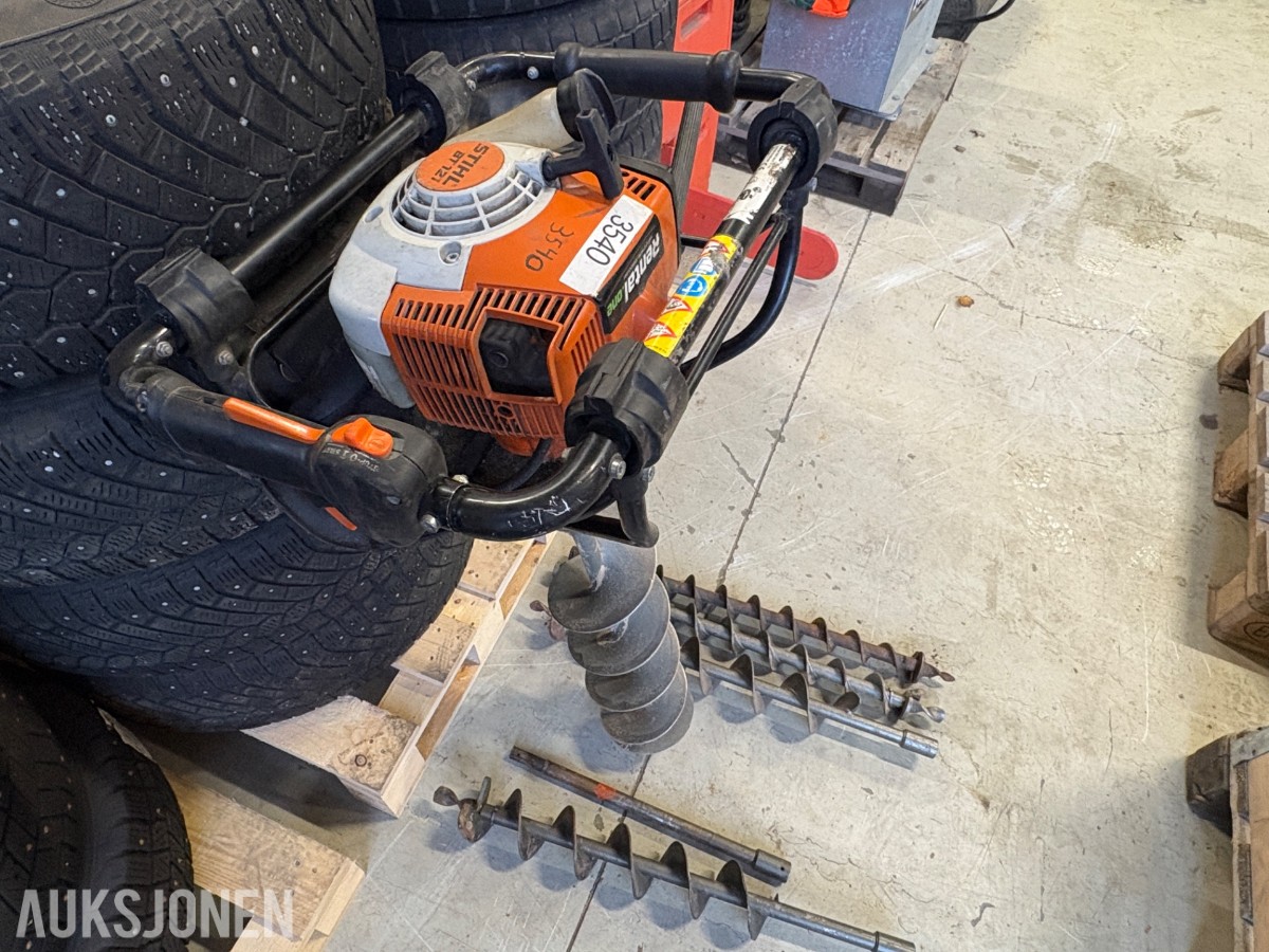 STIHL BT 121 jordbor med flere bor