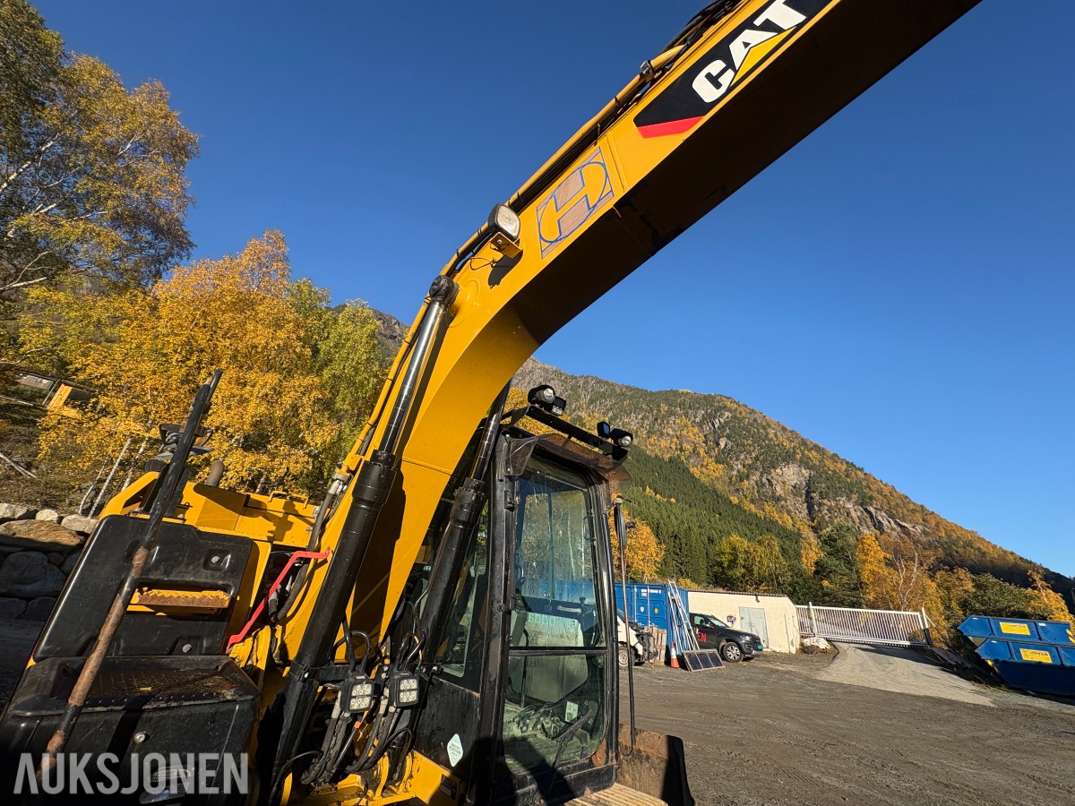 2016 Cat 312EL beltegraver med S60-feste og tiltrotator