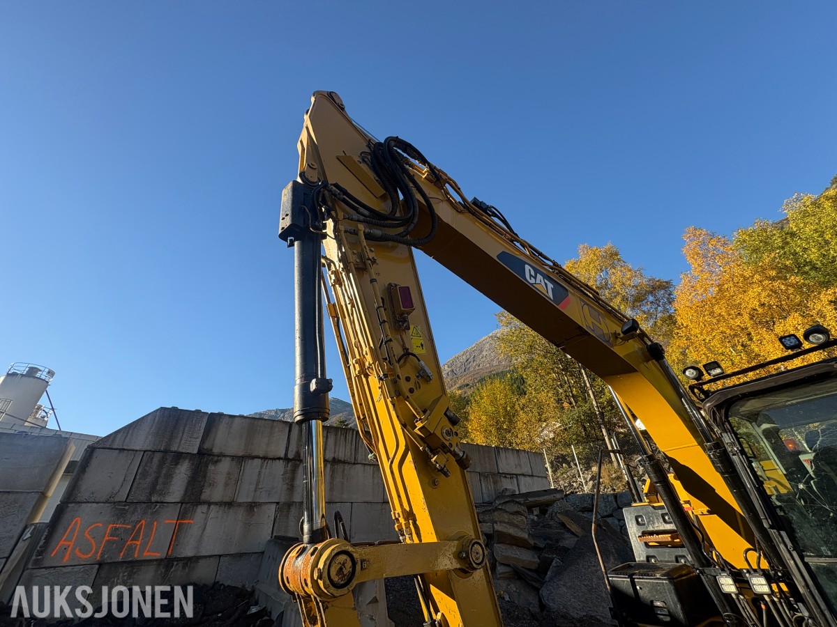 2016 Cat 312EL beltegraver med S60-feste og tiltrotator