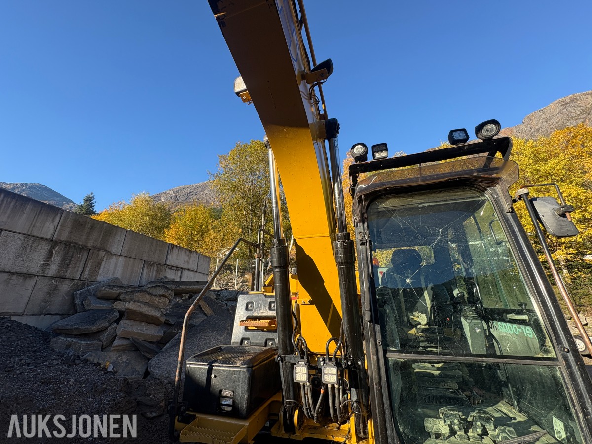 2016 Cat 312EL beltegraver med S60-feste og tiltrotator