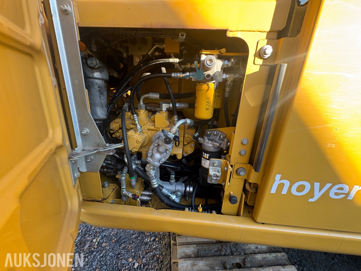 2016 Cat 312EL beltegraver med S60-feste og tiltrotator