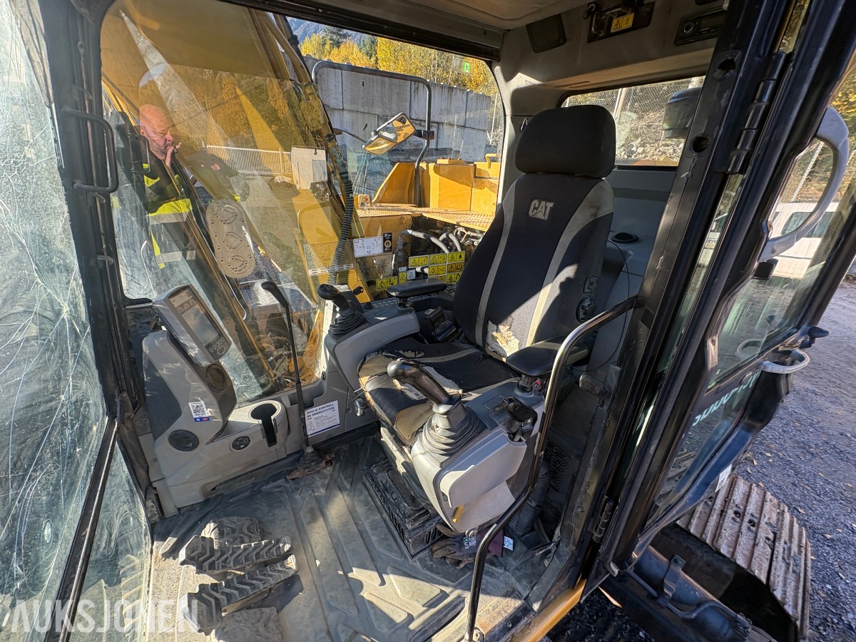 2016 Cat 312EL beltegraver med S60-feste og tiltrotator
