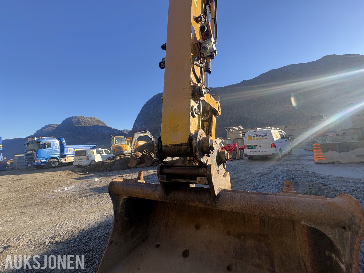2016 Cat 312EL beltegraver med S60-feste og tiltrotator