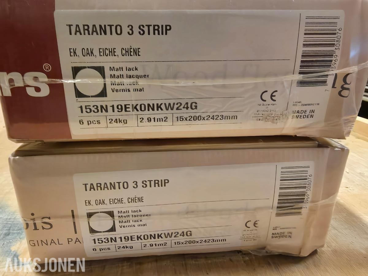 2026 Urban brown plank. Kährs tregulv. Taranto 3 strip
