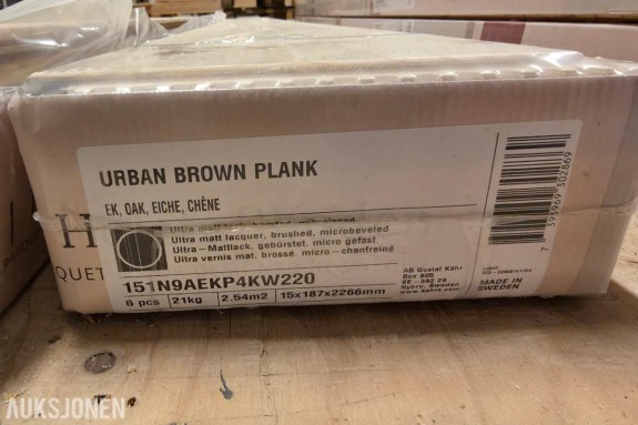 2026 Urban brown plank. Kährs tregulv. Taranto 3 strip