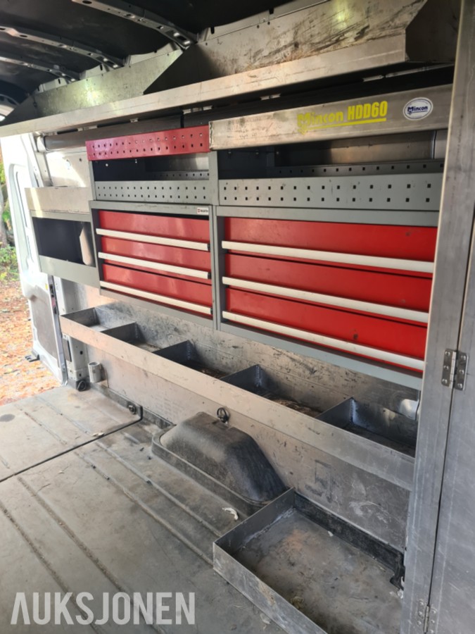 2015 FORD TRANSIT 155HK VARMESKAP ARBEIDSINNREDNING