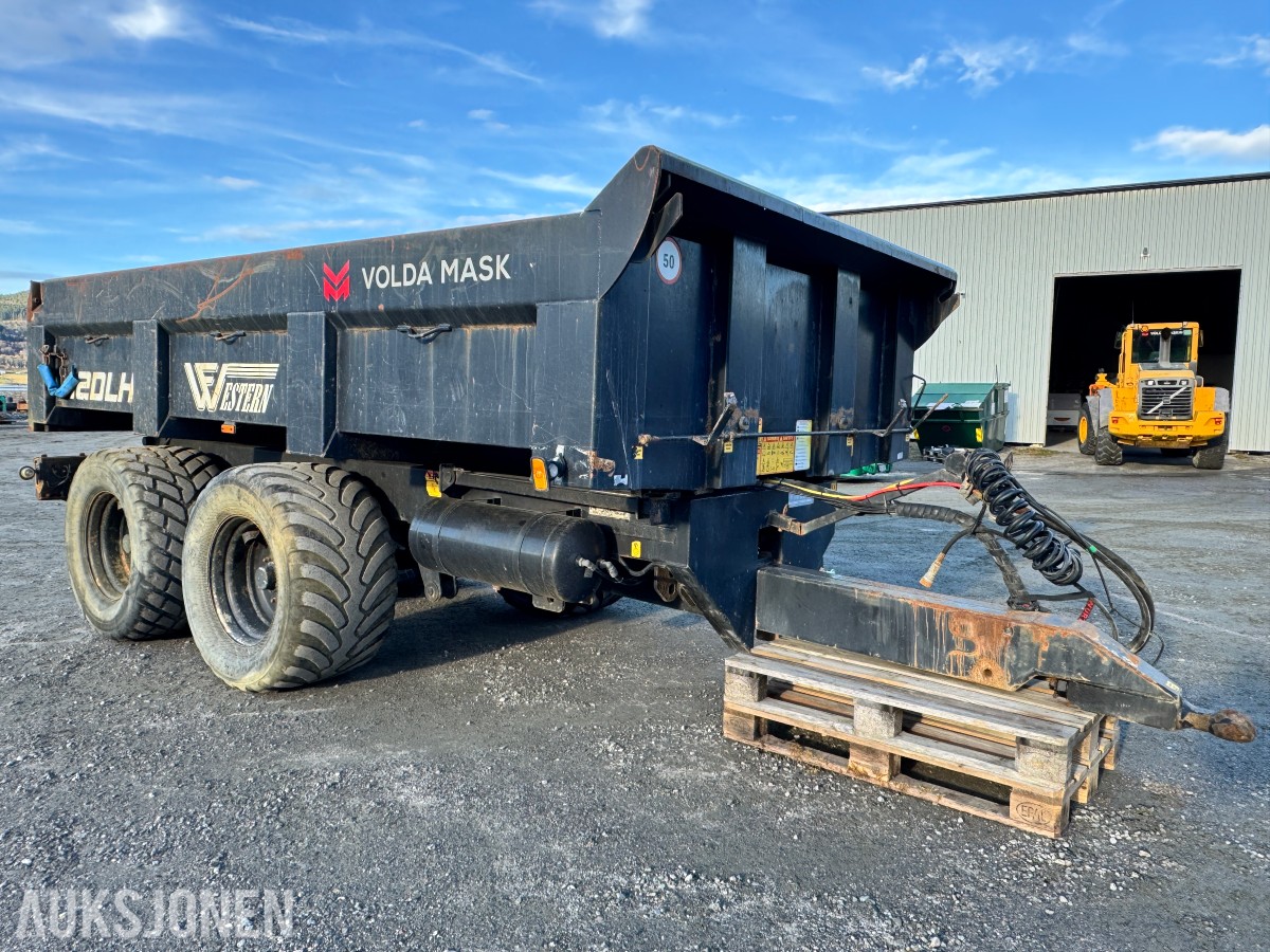 Richard Western WF12DL - Dumperhenger til traktor med kulekobling