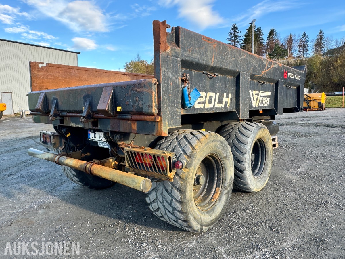 Richard Western WF12DL - Dumperhenger til traktor med kulekobling