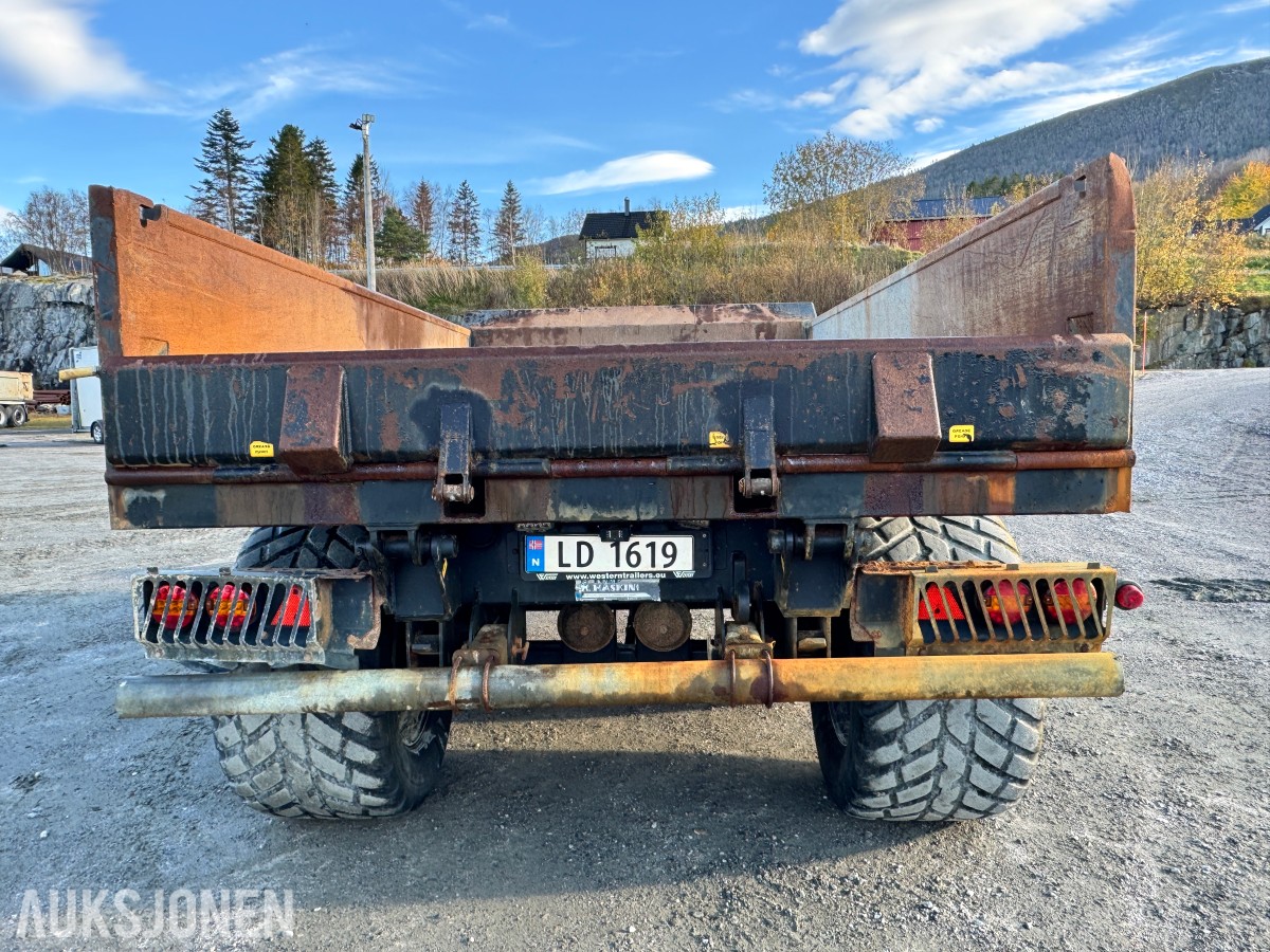 Richard Western WF12DL - Dumperhenger til traktor med kulekobling